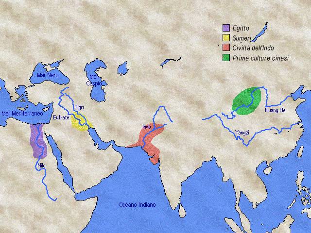 4000 - 221 a.C. Egitto, Mesopotamia, Ittiti, India e Cina