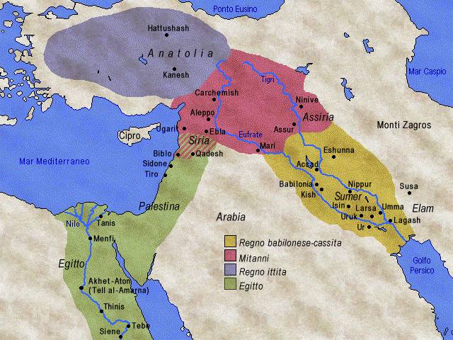 Le quattro grandi potenze - 1500 a.C. ca.
