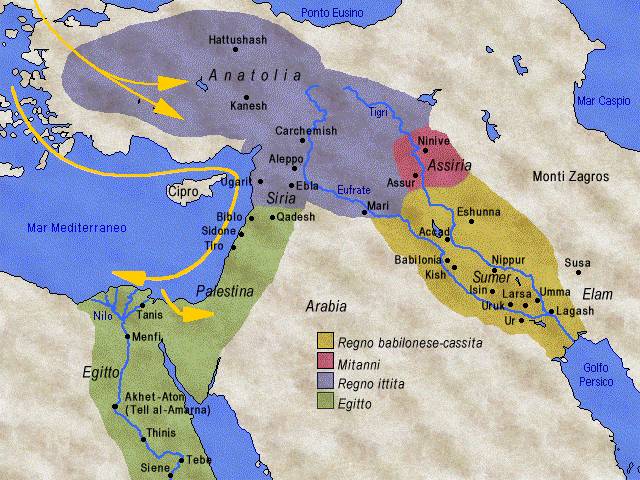 Le scorrerie dei Popoli del Mare - 1200 a.C. ca.