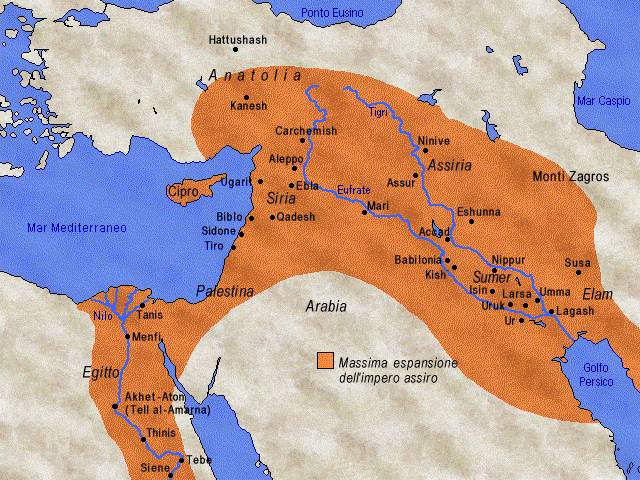 L'impero assiro - 669-631 a.C.