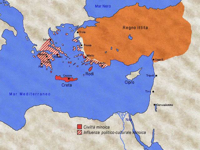 La civilt minoica al suo apogeo - 1600-1450 a.C. ca.