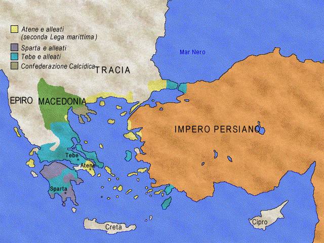 Atene, Sparta e Tebe - IV a.C.