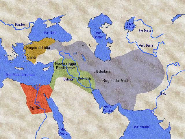 Il regno dei Medi - 585 a.C.