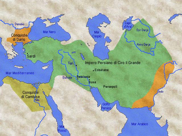 L'impero persiano o achemenide - 550-486 a.C.