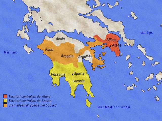 Sparta e Atene - VI secolo a.C.