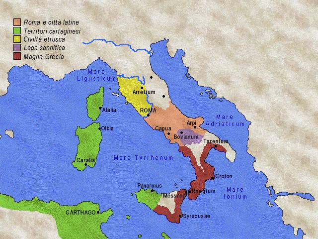 Roma: l'et repubblicana - IV secolo a.C.