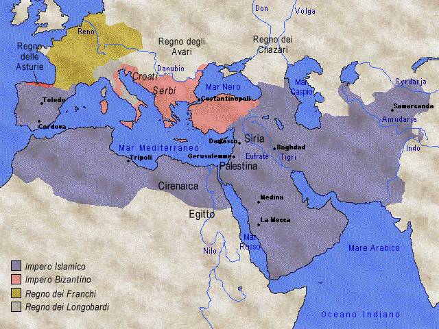 VI - XIII sec.  L'espansione dell'Islam