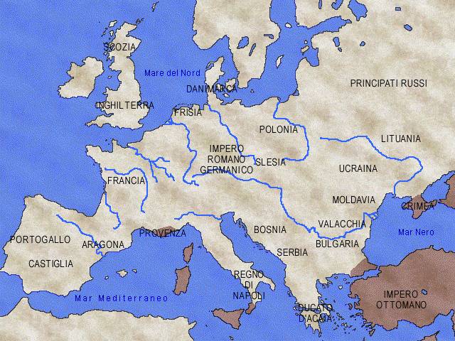 La diffusione della Morte Nera - 1347