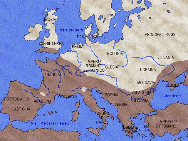 La diffusione della Morte Nera - 1348