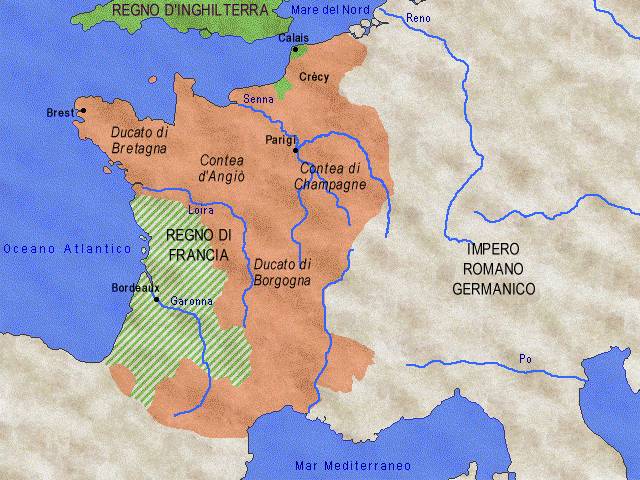 La guerra dei cent'anni: Francia e Inghilterra nel 1360