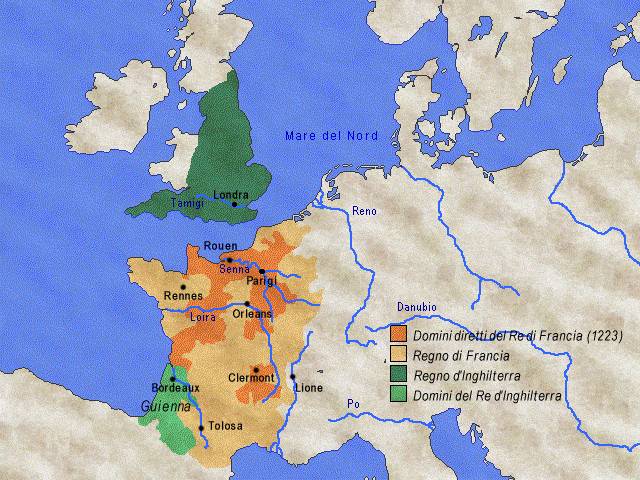 Francia e Inghilterra nel 1223