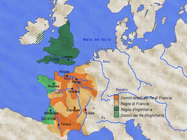 X - XIV sec. Le monarchie francese ed inglese