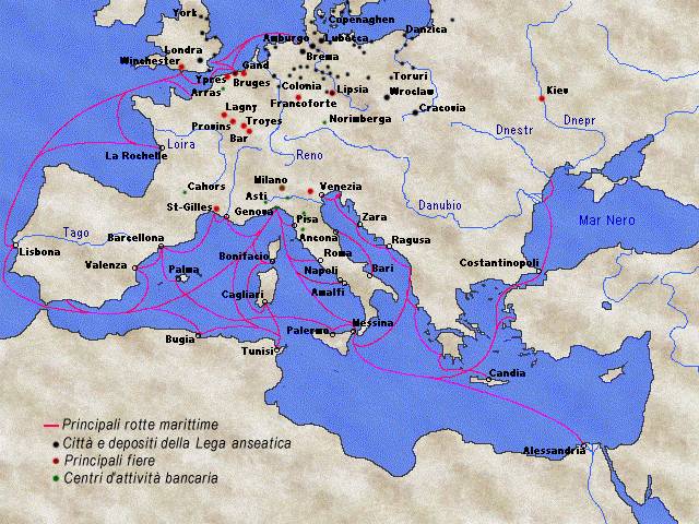 La rinascita economica nell'Europa dei secoli XI-XIII