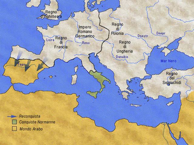 Le conquiste normanne e la Reconquista spagnola - XI secolo