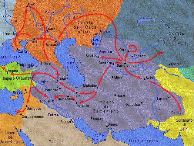 Le conquiste di Tamerlano - 1380-1405
