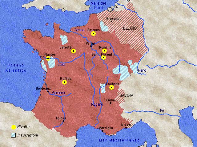 Le lotte intestine in Francia - fine del XVIII secolo 