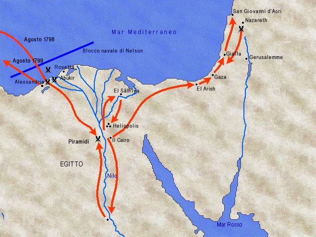 La campagna d'Egitto - 1798-1799