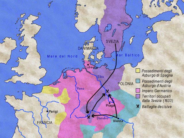 La guerra dei trent'anni: fase svedese - 1630-1635