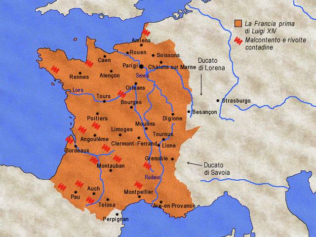La Francia nel 1643