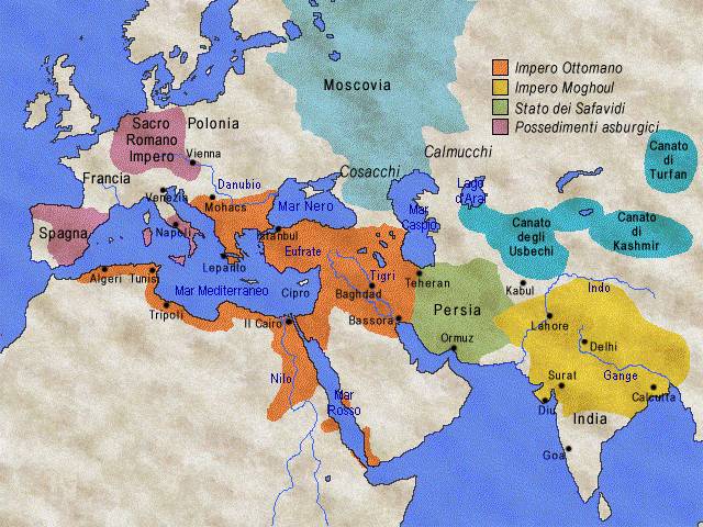 XVI - XVII sec. I Turchi attaccano l'Europa