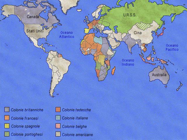 Il colonialismo nel 1800