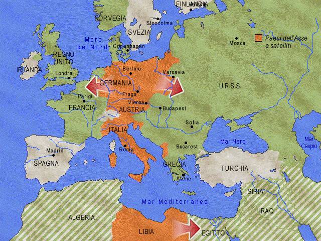 La Seconda Guerra Mondiale: Le direttrici dell'espansione dell'Asse