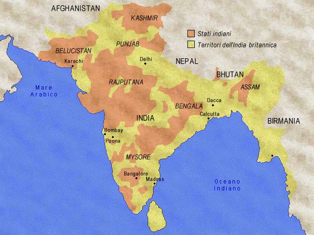 L'India all'inizio del XX secolo