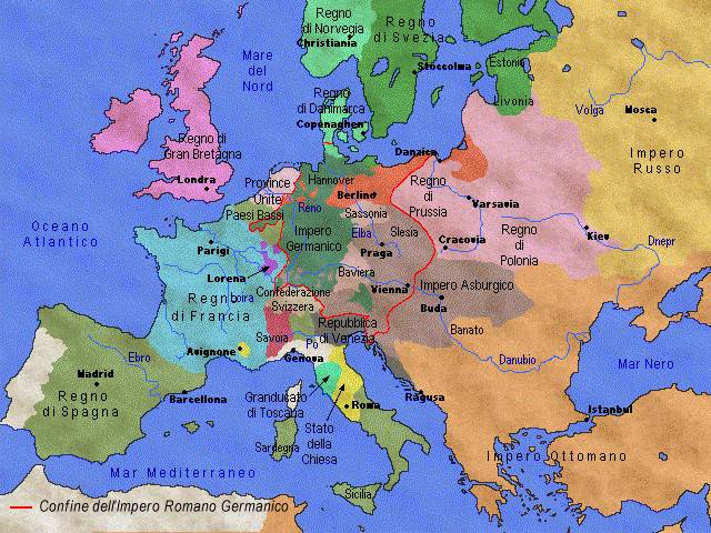 L'Europa nel XVIII secolo