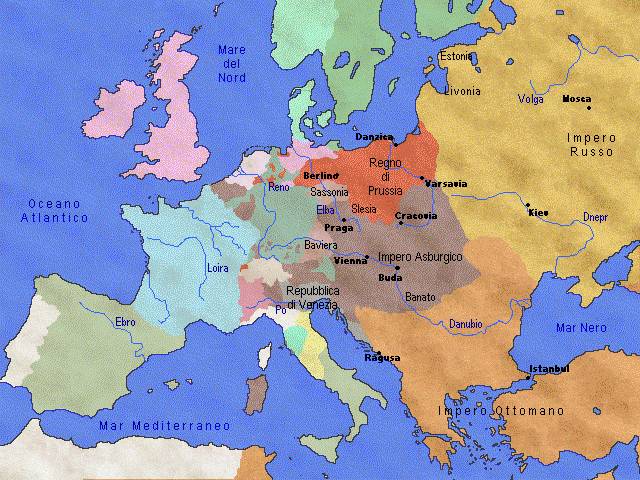 La seconda e la terza spartizione della Polonia - 1793-1795 