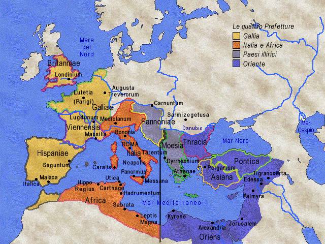 Le riforme di Diocleziano e Costantino - 284-337 d.C.