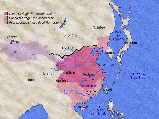 II sec. a.C. - XIII sec. d.C. Le prime dinastie cinesi