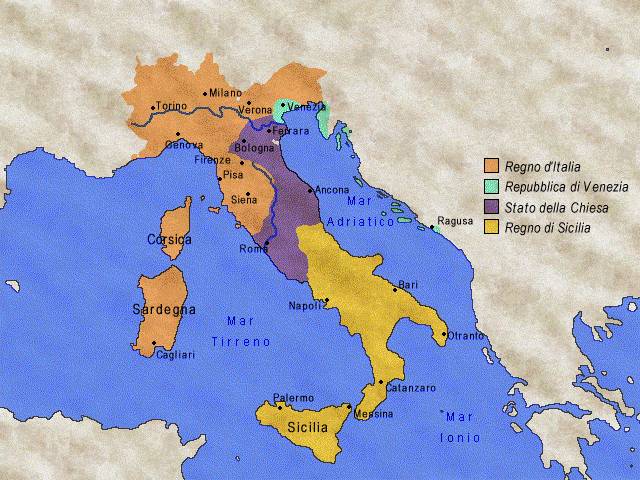L'Italia verso il 1250