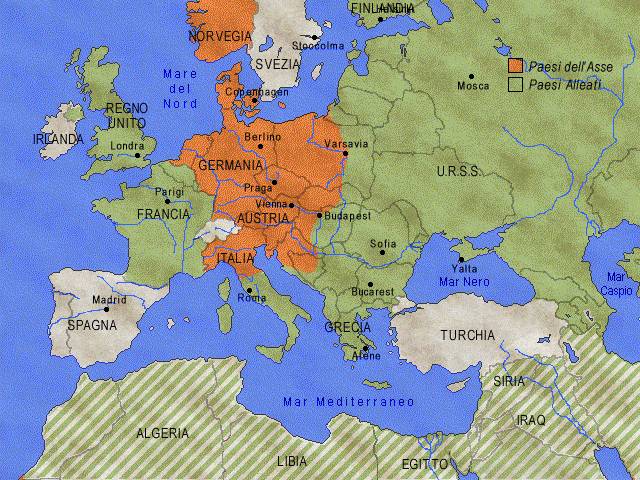 1939 - 1945 La Seconda Guerra Mondiale: la vittoria della coalizione antifascista