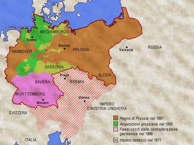 XIX sec. L'unificazione della Germania