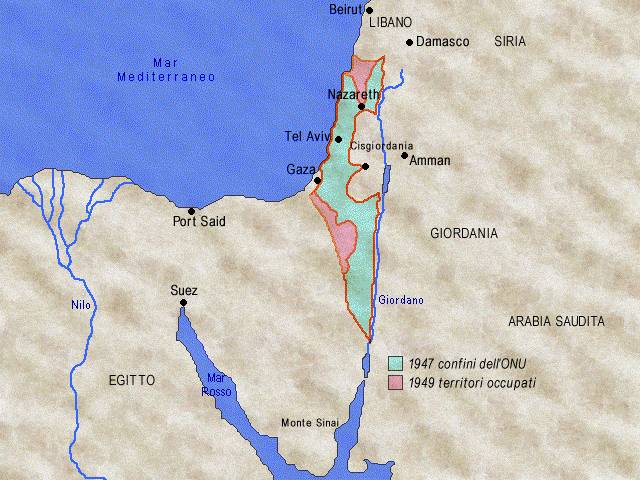 Territori occupati da Israele nel 1949